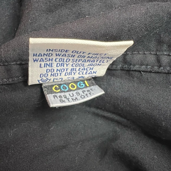 COOGI Black Embroidered Men's Button Down Shirt - Picture 9 of 10